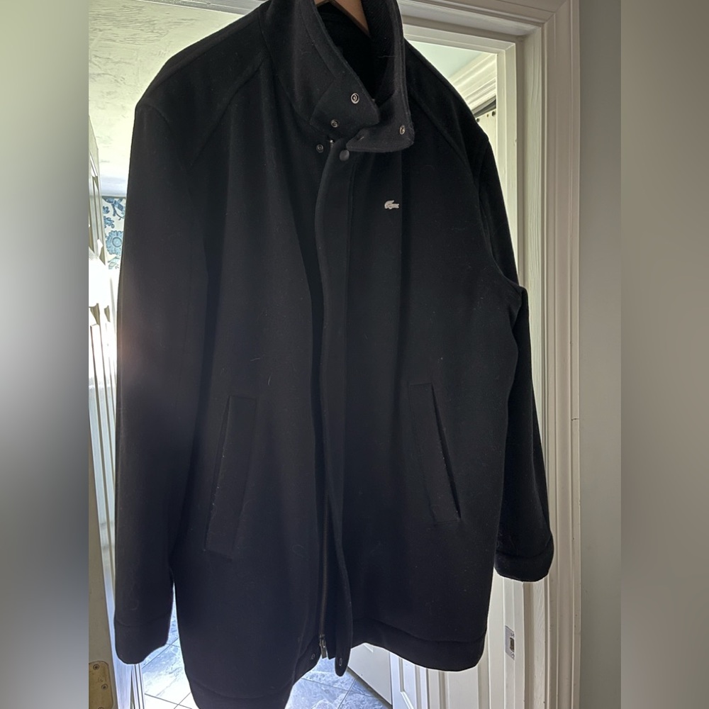 Lacoste men’s wool blend coat